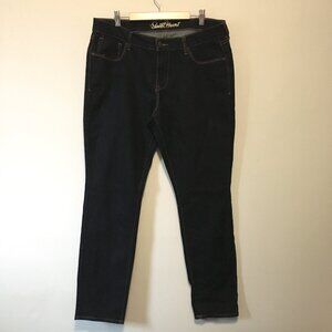 Old Navy Sweetheart Jeans Size 12 Dark Navy Blue Straight Leg Curvy Fit